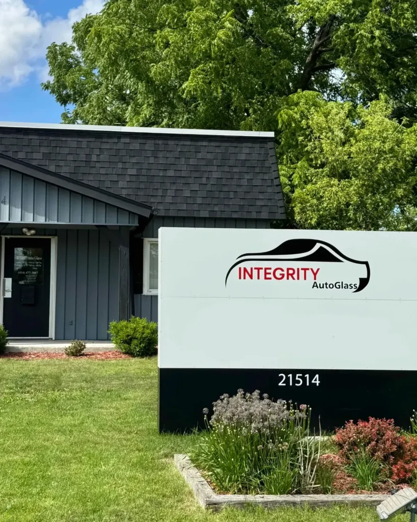 Integrity Auto Glass storefront in New Berlin Wisconsin